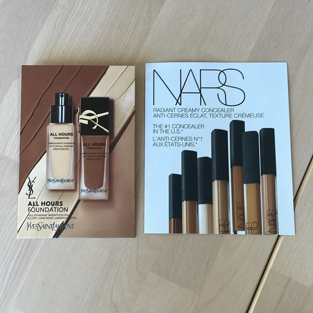 NIP Foundation Sampler - Bobbi Brown, NARS, DIOR, Givenchy, YSL